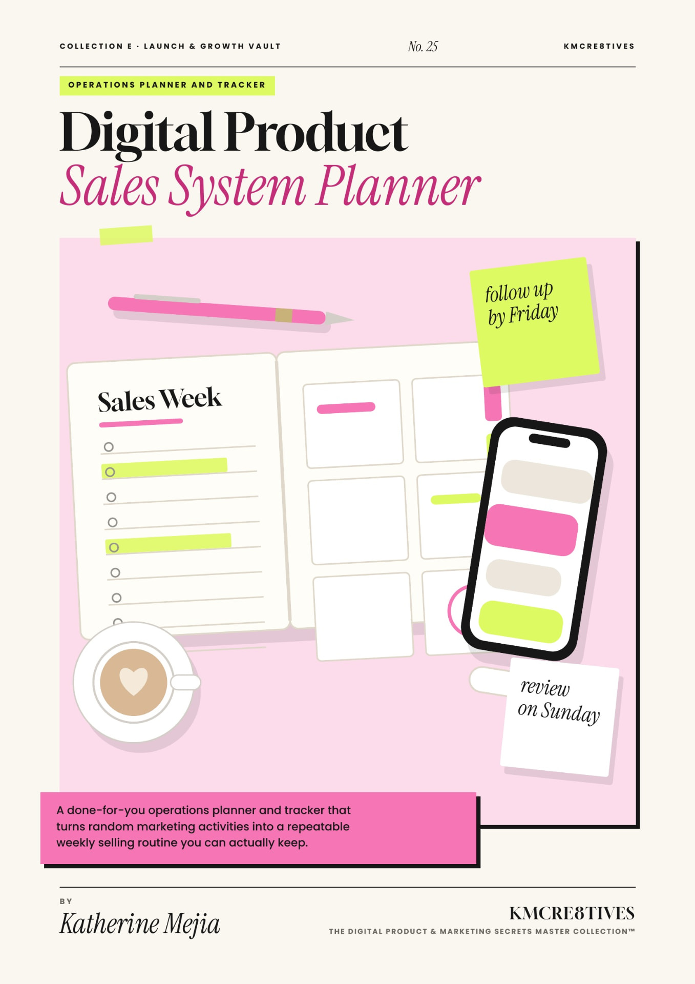 Digital Product Sales System Planner cover