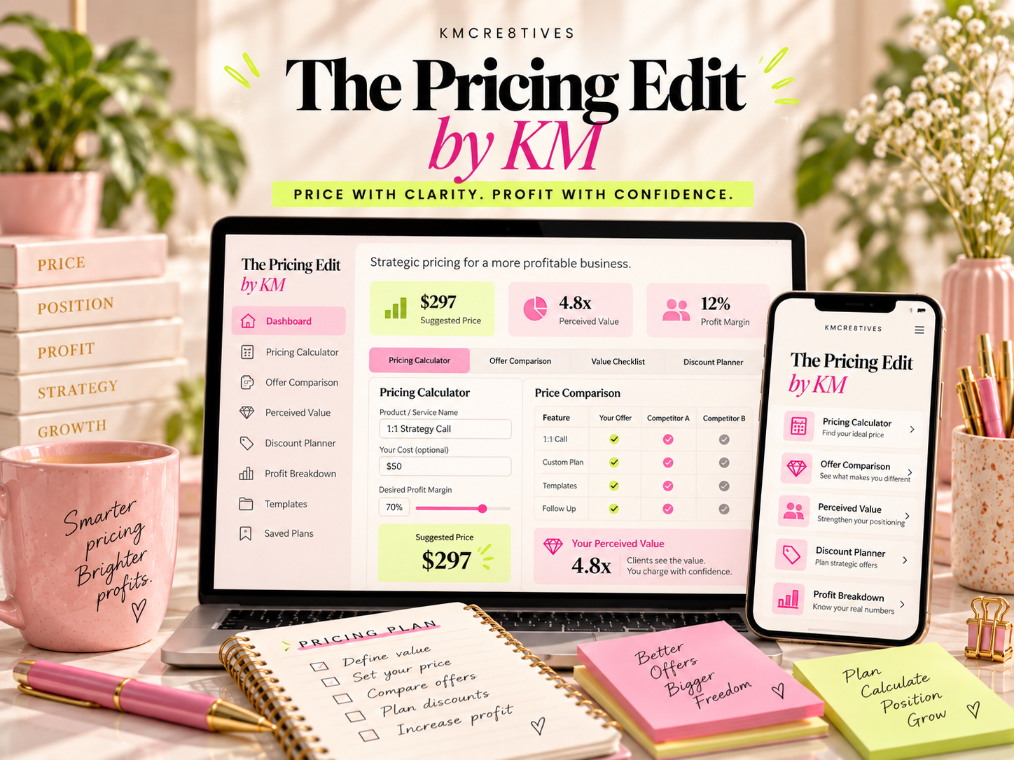 The Pricing Edit by KM app preview