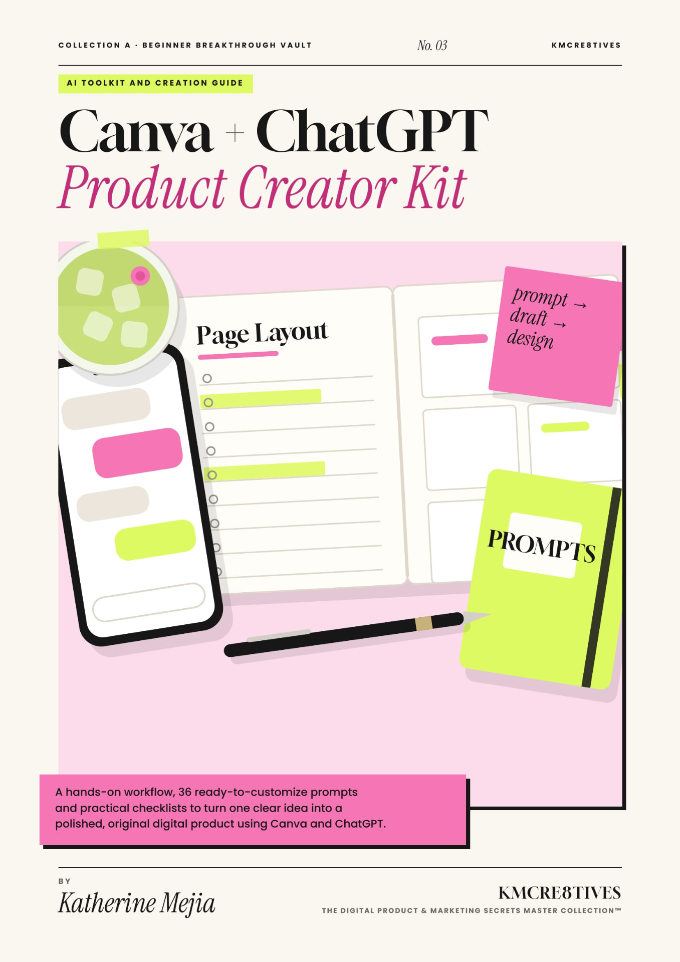 Canva + ChatGPT Product Creator Kit cover